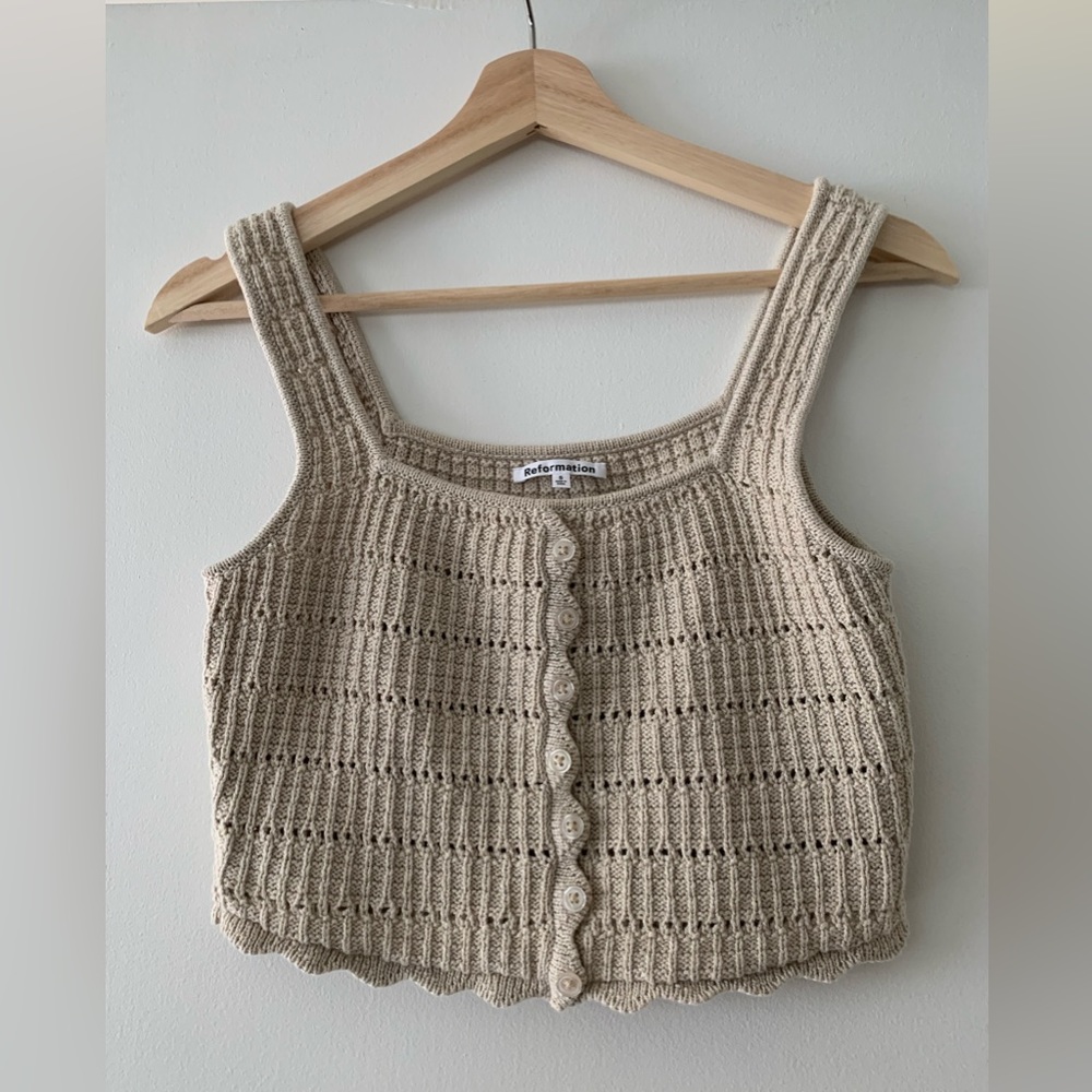 Reformation Knit Crop Tank